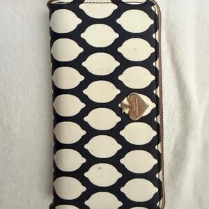 Kate Spade Navy and White Patterned Wallet